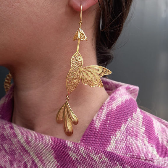 hummingbird earrings