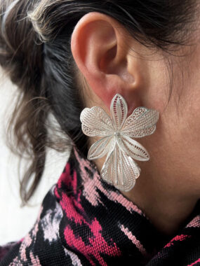 Aretes Orquidea