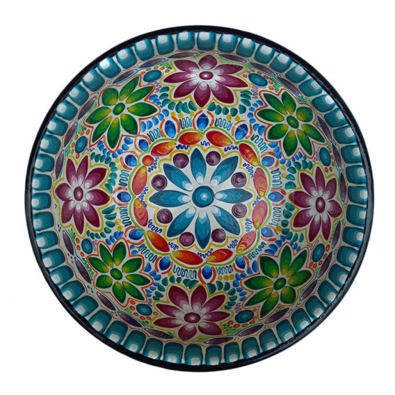 hand painted Bowl iron enamel